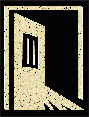 Open Door with Light